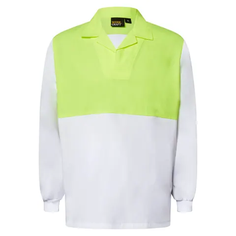 Workcraft Jacshirt Long Sleeve Rib Cuf&neck Inser