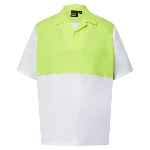 Workcraft Jacshirt Short Sleeve Rib Neck Insert