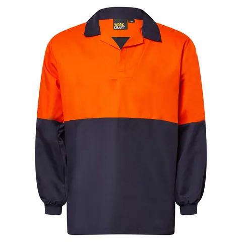 Workcraft Jacshirt Long Sleeve Hi Vis 2 Tone Nkin