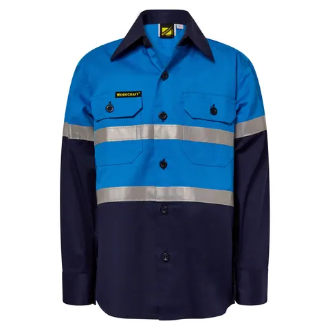 Workcraft Kids Two Tone Shirt - Taped