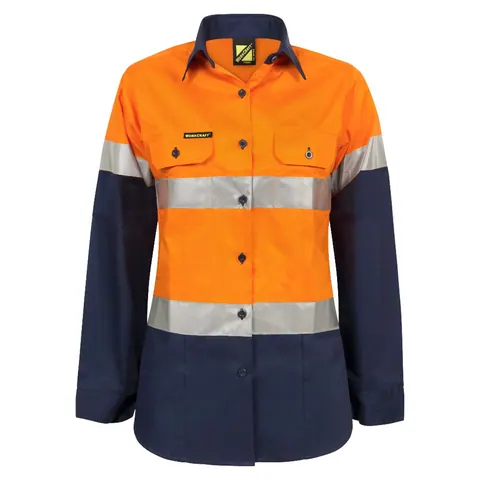 Workcraft Ladies Hi Vis 2 Tone Shirt CSR