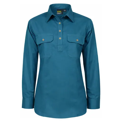 Workcraft Ladies Closed Front Shirt