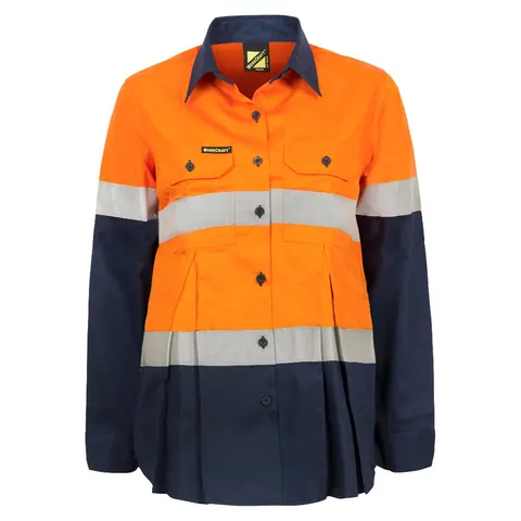 Workcraft Maternity Hi Vis Shirt Csrtape