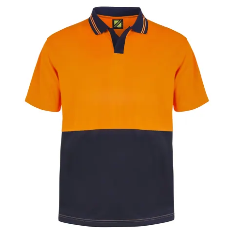 Workcraft Hi Vi Two Tone Short Sleeve Laundry Polo