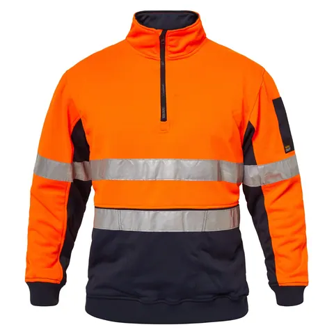 Workcraft Hi Vis 1/2 Zip Pullover Tape
