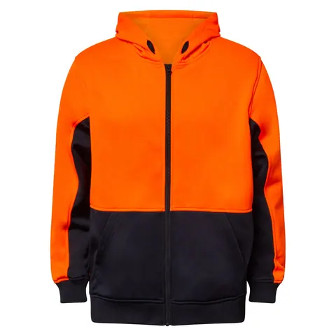 Workcraft Hi Vis Hoodie with Zip