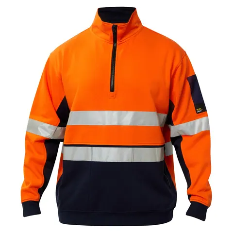 Workcraft Half Zip Cotton Pull Over