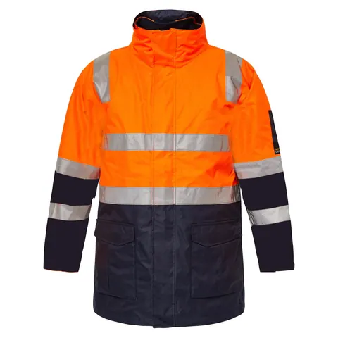 Workcraft Hi Vis 4 in 1 Jacket with Tape