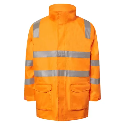 Workcraft VIC Rail Hi Vis 4 in 1 Jkt-tape