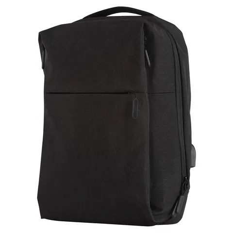 Benchmark Executive Heather Backpack in Marl Black
