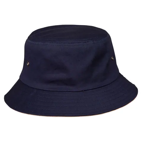 Winning Spirit Bucket Hat in Darknavy/Sand