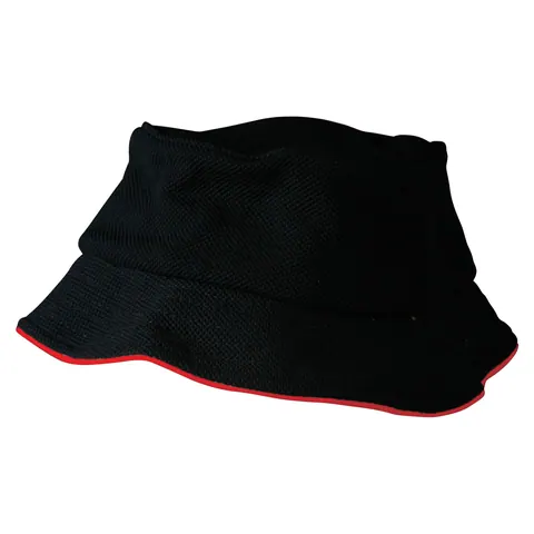 Australian Industrial Wear Pique Mesh With Sandwich Bucket Hat