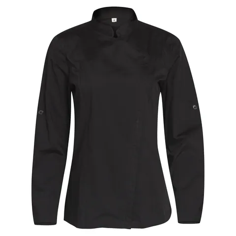 Benchmark Ladies Functional Chef Jackets in Black