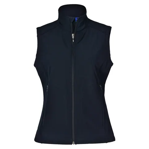 Benchmark Ladies' Softshell Hi-Tech Vest in Navy