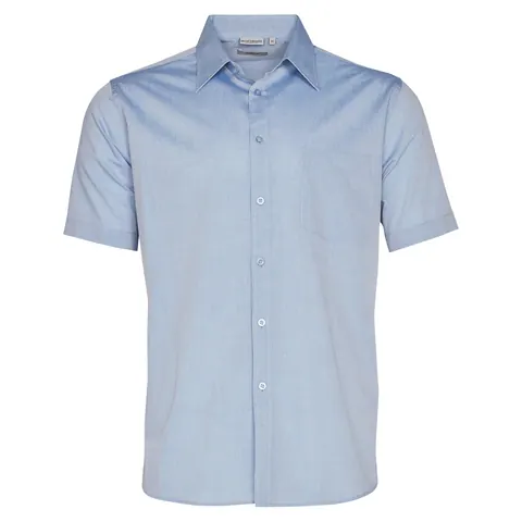 Benchmark Men's Fine Chambray Short Sleeve Shirt