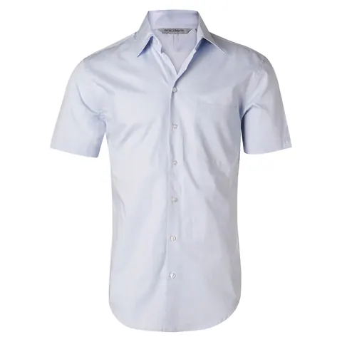 Benchmark Men's Fine Twill Short Sleeve Shirt