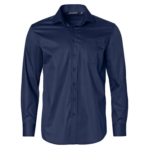 Benchmark Barkley Mens Taped Seam Long Sleeve Shirt