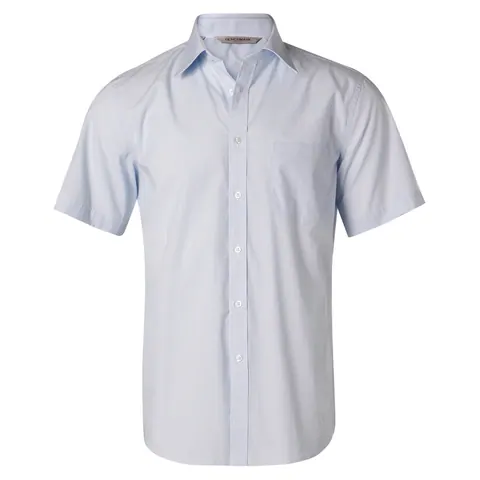 Benchmark Men's Fine Stripe Short Sleeve Shirt