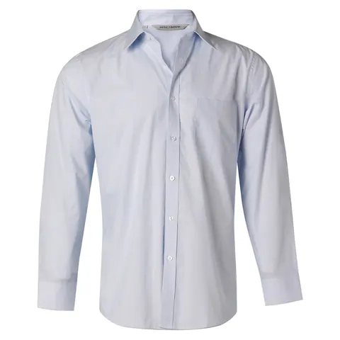 Benchmark Men's Fine Stripe Long Sleeve Shirt