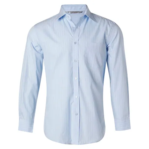 Benchmark Men's Pin Stripe Long Sleeve Shirt