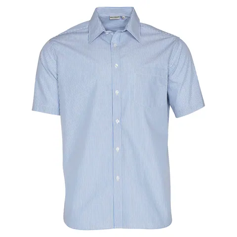 Benchmark Men's Balance Stripe Short Sleeve Shirt