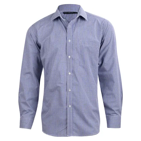 Benchmark Men’s Multi-Tone Check Long Sleeve Shirt