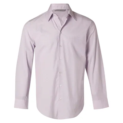 Benchmark Men's Mini Check Long Sleeve Shirt