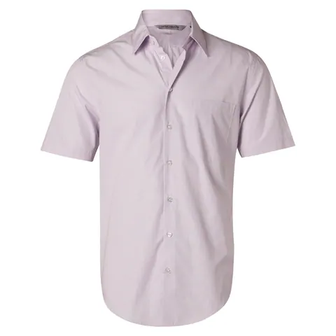Benchmark Men's Mini Check Short Sleeve Shirt