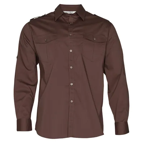 Benchmark Men's Long Sleeve Military Shirt