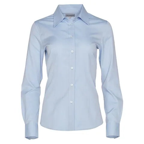 Benchmark , Women's Pinpoint Oxford Long Sleeve Shirt