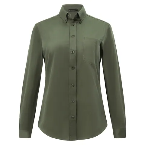 Benchmark Womens Smart Casual Cotton Blend L/S Shirt