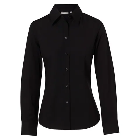 Benchmark Women's Cotton/Poly Stretch Long Sleeve Shirt