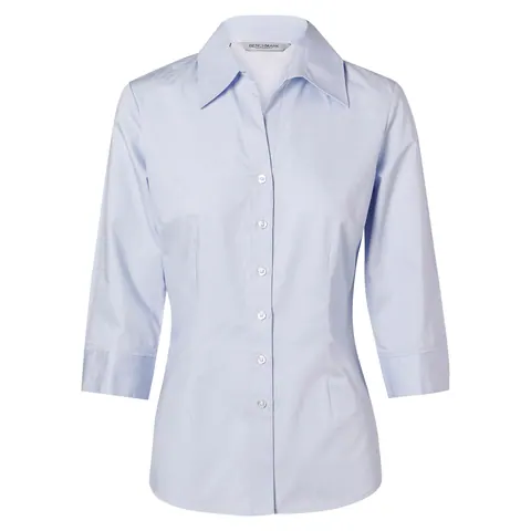 Benchmark Women's Fine Twill 3/4 Sleeve Shirt