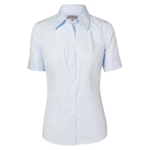 Benchmark Women's Self Stripe Short Sleeve Shirt