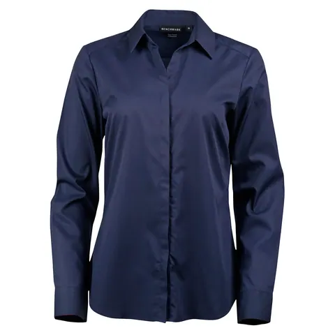 Benchmark Barkley Ladies Taped Seam Long Sleeve Shirt