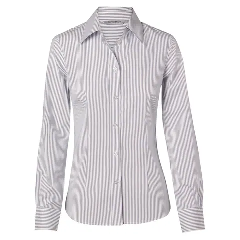 Benchmark Women's Ticking Stripe Long Sleeve Shirt