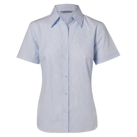 Benchmark Women's Fine Stripe Short Sleeve Shirt