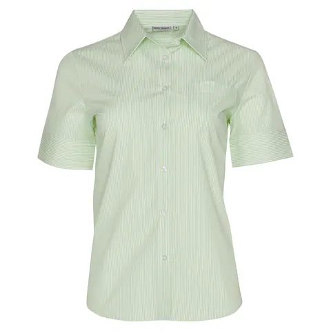 Benchmark Women's Balance Stripe Short Sleeve Shirt