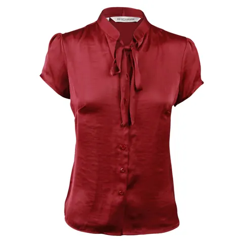 Benchmark Women's Tie Neck Blouse