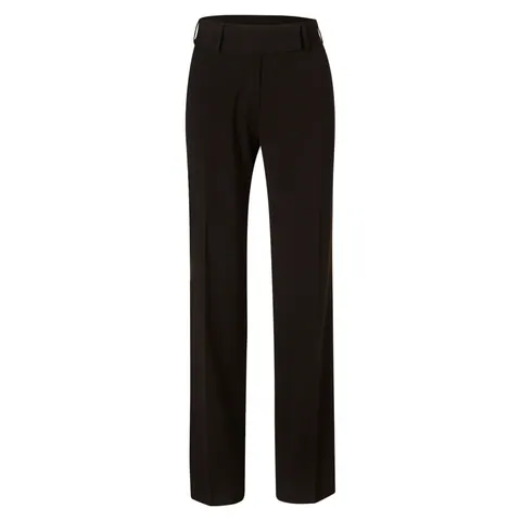 Benchmark Women's Poly/Viscose Stretch Stripe Low Rise Pants
