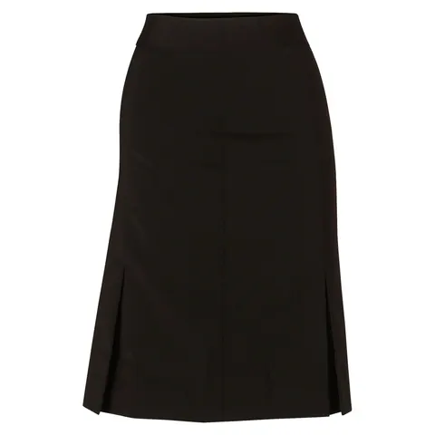 Benchmark Women's Wool Blend Strecth Pleated SKirt