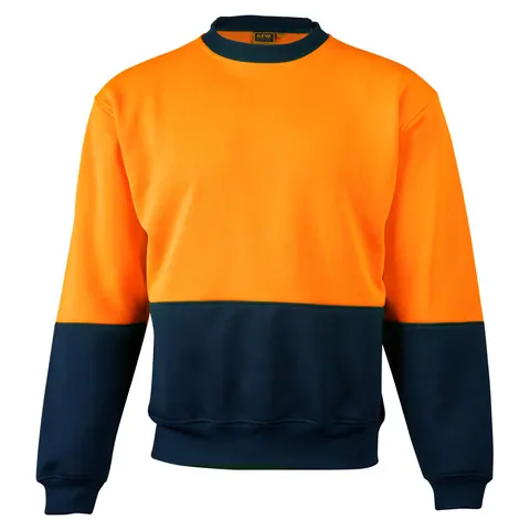 Australian Industrial Wear Hi Vis 2 Tone Crew Neck