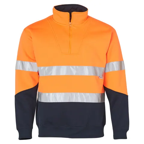 Australian Industrial Wear Hi Vis Long Sleeve Fleece Sweat