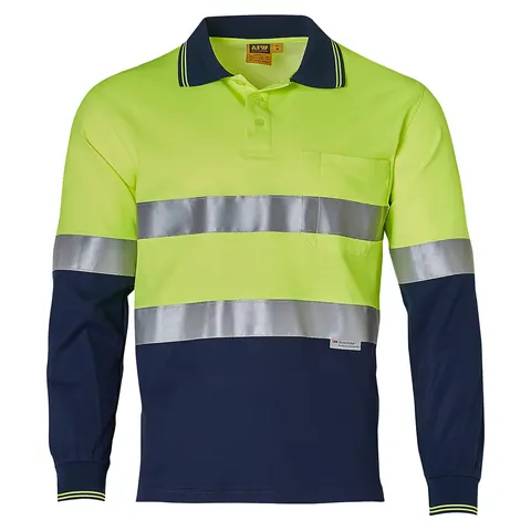 Australian Industrial Wear Long Sleeve Safety Polo