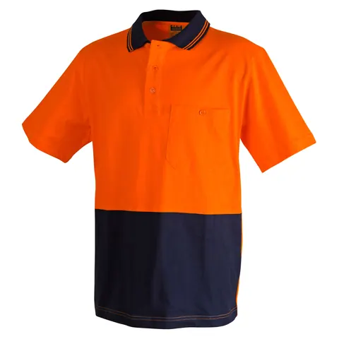 Australian Industrial Wear Cotton Jersey Two Tone Safety Polo