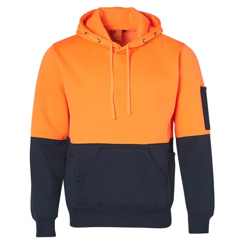 Australian Industrial Wear Hi Vis Two Tone Fleecy Hoodie Unisex
