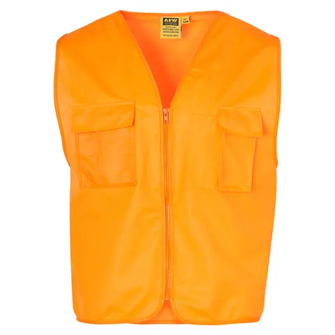 Australian Industrial Wear Hi Vis Safety Vest with Id Pocket
