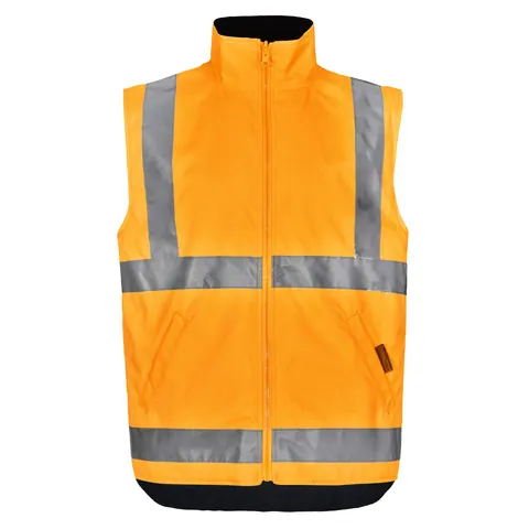 Australian Industrial Wear VIC Rail Hi Vis Reversible Safety Vest - Unisex
