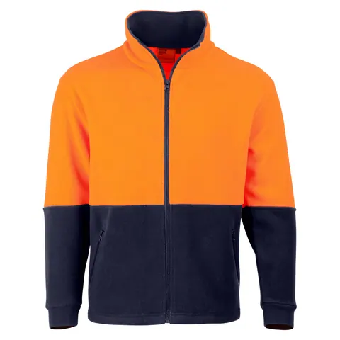 Australian Industrial Wear Hi Vis Polar Fleece Zip Jacket