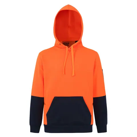 Australian Industrial Wear Hi Vis Two Tone Water Resistant Fleece Hoodie